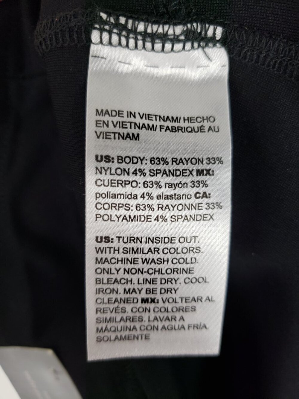 Chicos NWT Black Ponte Rivet Stud Legging Pull On Pants Womens 3/US 16 - Picture 11 of 11